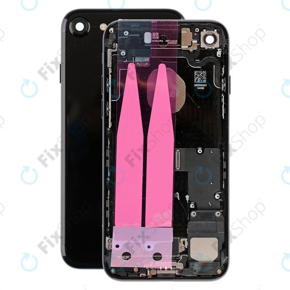 Πίσω Κάλυμμα με Μικρά Ανταλλακτικά για iPhone 7 | Jet Black