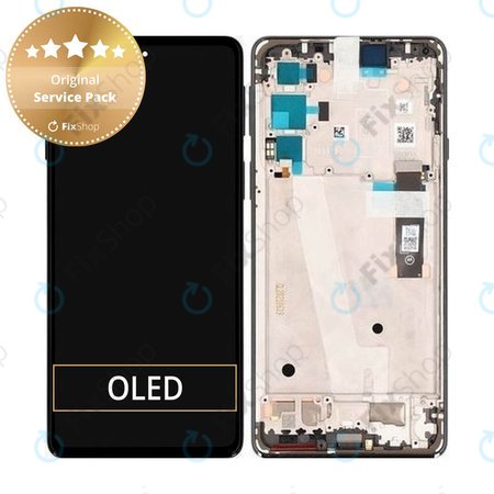 OLED/LCD Display Assembly για Motorola Edge 20 | XT2143 | Frostred Grey | Service Pack