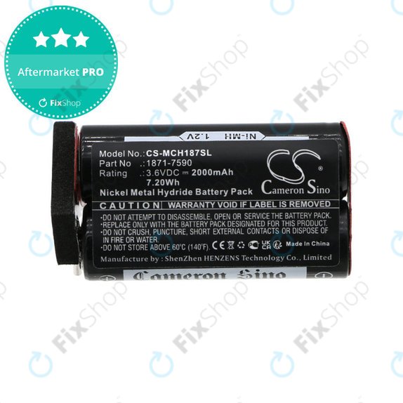 Μπαταρία για Moser ChromStyle, Wella Academy, Super Cordless, 2000mAh, Ni-MH, 3.6V, 1871-7590, HQ