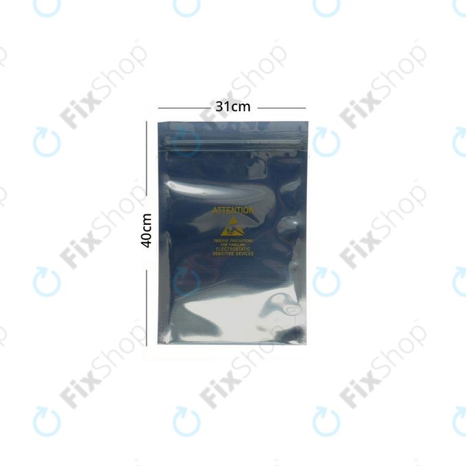 Αντιστατική Σακούλα ZIP Lock (Εκτύπωση) - 31x40cm 10τμχ
