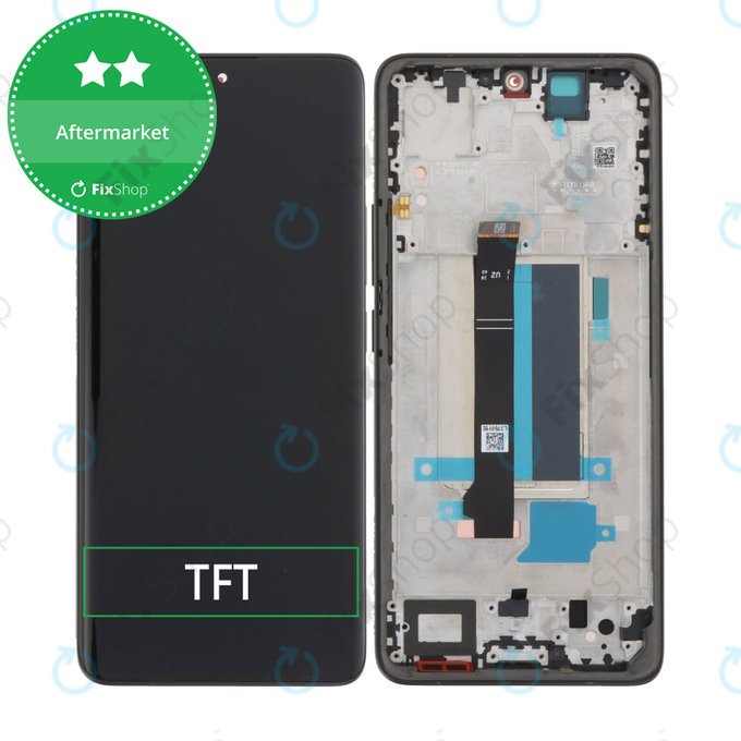 LCD Display Assembly για Xiaomi Redmi Note 13 Pro+ 23090RA98C | Fushion Black | Aftermarket