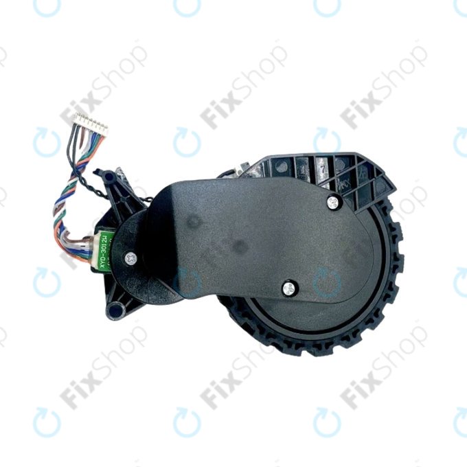 Τροχός με Κινητήρα (Αριστερός) για Xiaomi Robot Vacuum X20 | S10 | Dreame X30 | X20 | X10 Pro | Μαύρο | Black