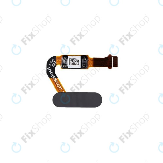 Κουμπί Αρχικής Οθόνης + Καλώδιο Flex για Huawei P20 | P20 Pro | Μαύρο | Black