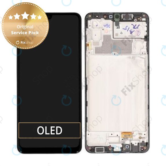 Συγκρότημα οθόνης για Samsung M32, M325F, Black, Service Pack