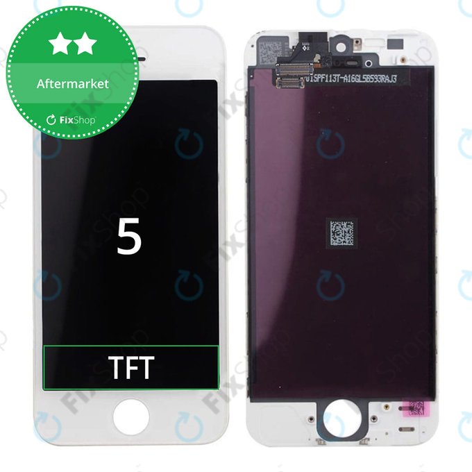 LCD Display Assembly για iPhone 5 | Λευκό, White | Aftermarket