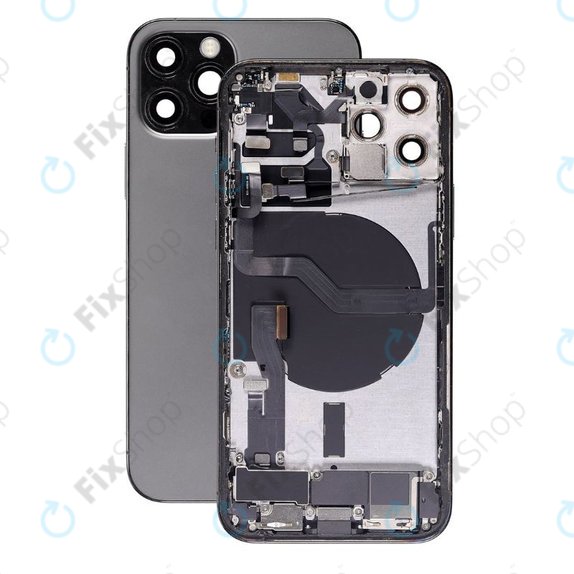 Πίσω Κάλυμμα με Μικρά Ανταλλακτικά για iPhone 12 Pro | Γραφίτης | Graphite