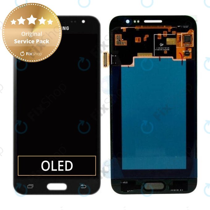 LCD Display με Touch Screen για Samsung J3 | J320F | 2016 | GH97-18414C | GH97-18748C | Black | Service Pack