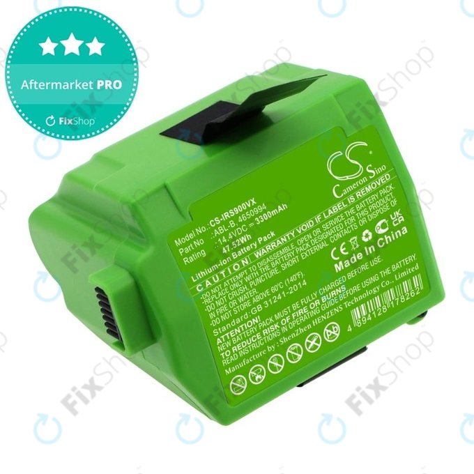 Μπαταρία για iRobot Roomba S9, S9+, ABL-B, 4650994, 14.4V, 3300mAh, HQ
