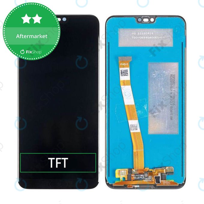 LCD Display με Touch Screen με Fingerprint Sensor για Huawei Honor 10 | Μαύρο, Black | Aftermarket