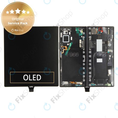 LCD Display Assembly για Samsung Z Fold 7 F966B, GH82-37548C, Jetblack, Genuine Service Pack