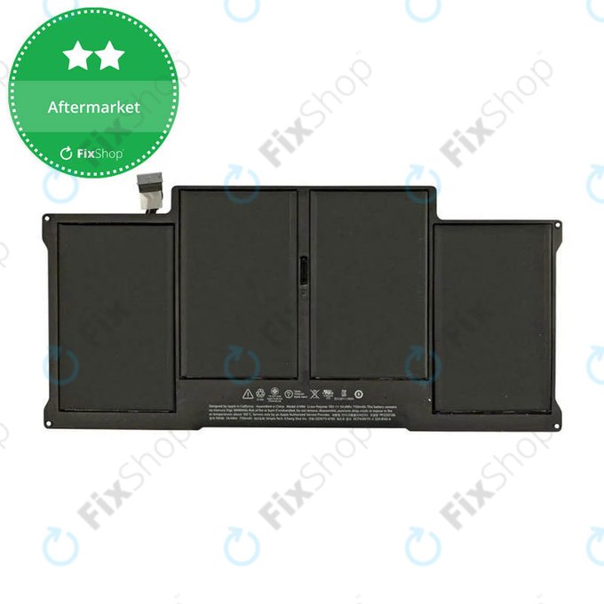 Μπαταρία για MacBook Air 13", Μέσα 2013 – Μέσα 2017, A1466, A1496, 7200mAh, FixPremium