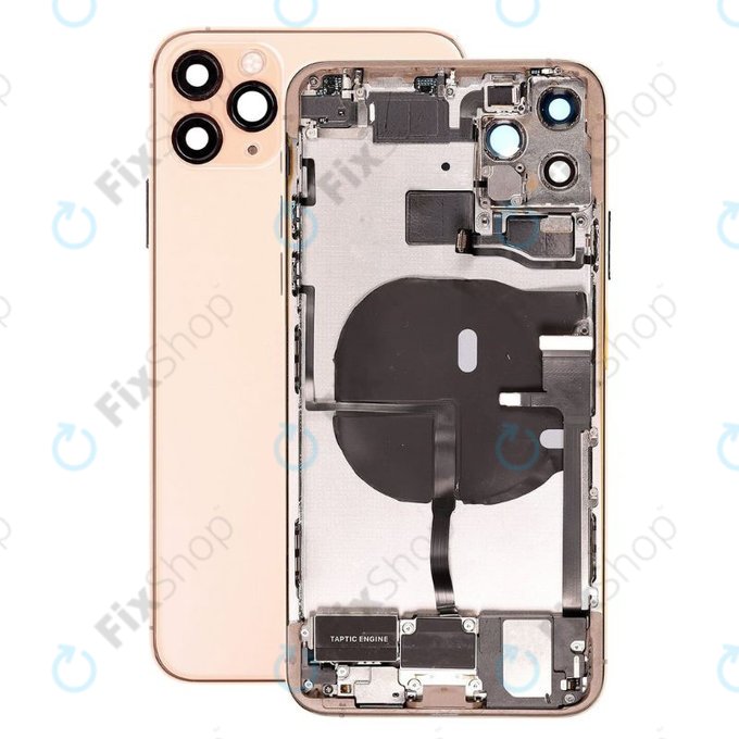 Πίσω Κάλυμμα με Μικρά Ανταλλακτικά για iPhone 11 Pro | Χρυσαφί | Gold