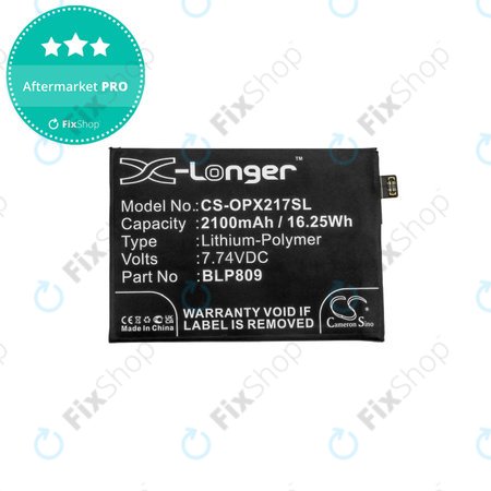 Battery για Realme Q2 Pro RMX2173 | GT Master 5G RMX3363 | BLP809 | 2100mAh | HQ