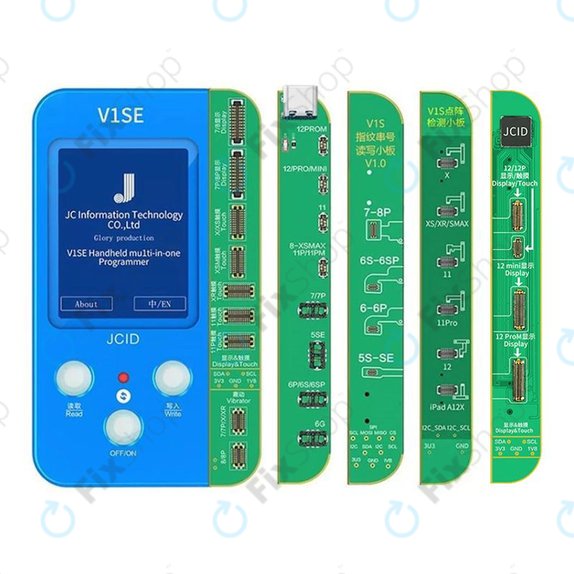 Προγραμματιστής JC V1SE + Πλακέτες LCD, Μπαταρίας, Δακτυλικού Αποτυπώματος, Face ID & 12-series για iPhone 7 - 12 Pro Max