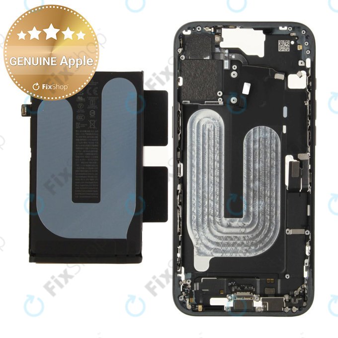 Μεσαίο πλαίσιο με μπαταρία για iPhone 16 Plus | Black | ZD076-00684 | Genuine Apple