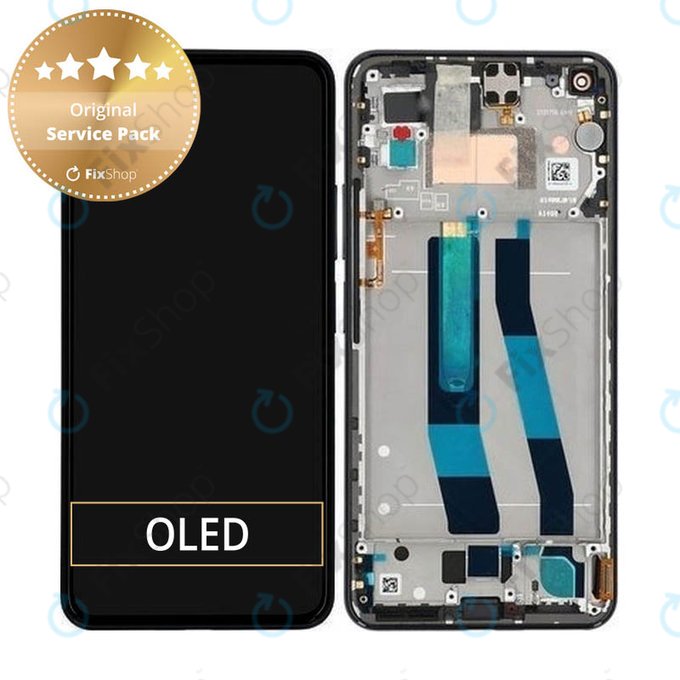 LCD Display Assembly για Xiaomi Mi 11 Lite 5G | Truffle Black | Service Pack