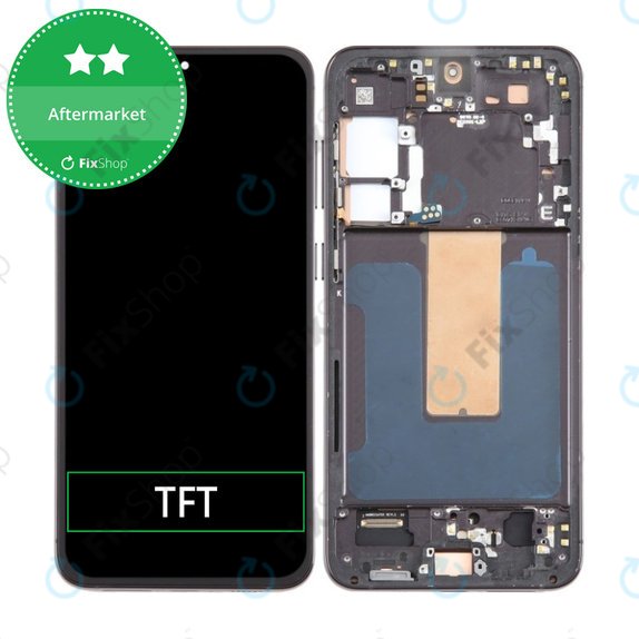 Συγκρότημα οθόνης για Samsung S23 Plus, S916B, Phantom Black, Aftermarket