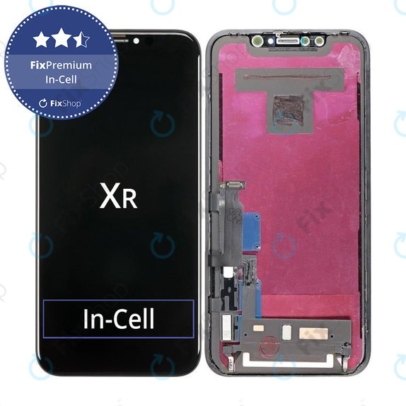 Οθόνη In-Cell για iPhone XR, Αφής με πλαίσιο, FixPremium