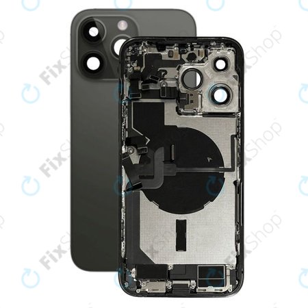 Πίσω Κάλυμμα με Μικρά Ανταλλακτικά για iPhone 14 Pro Max | Space Black