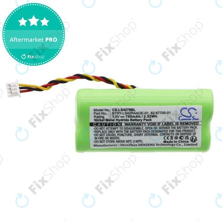 Μπαταρία για Symbol DS6878, LS4278, 700mAh, Ni-MH, 3.6V, BTRY-LS42RAAOE-01, HQ