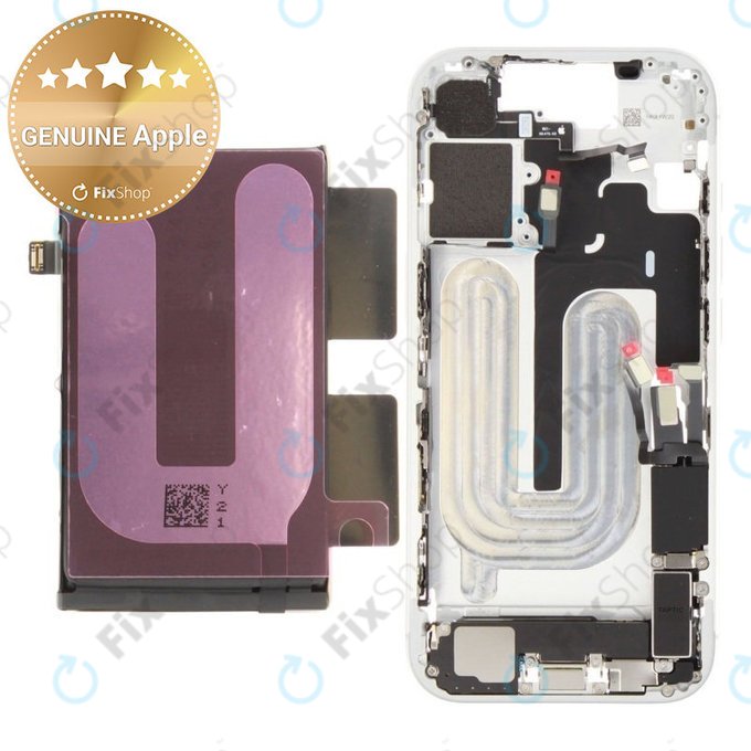 Μεσαίο πλαίσιο με μπαταρία για iPhone 17 | White | ZD076-00749 | Genuine Apple