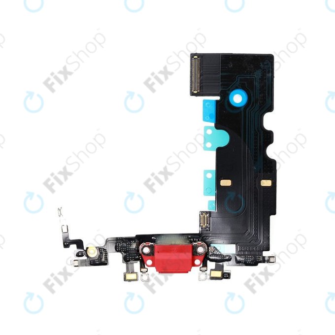 Επαφές Φόρτισης + Καλώδιο Flex για iPhone SE (2nd Gen 2020) | Κόκκινο | Red