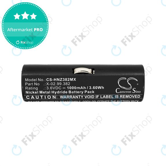 Μπαταρία για Heine Ophthalmoscope Beta 200, 1000mAh, Ni-MH, 3.6V, X-02.99.382, HQ