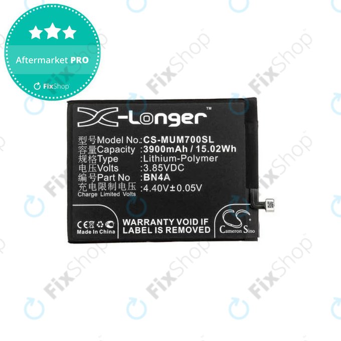 Μπαταρία για Xiaomi Redmi Note 7, Note 7 Pro, BN4A, 3900mAh, HQ