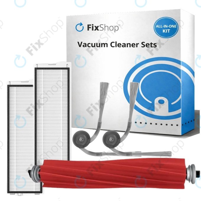 Σετ ανταλλακτικών για Roborock QV 35A, QR 798, QV35S (1x Κύρια βούρτσα, 2x Φίλτρο, 2x Πλαϊνή Βούρτσα)