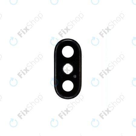 Γυαλί Φακού Πίσω Κάμερας με Πλαίσιο για iPhone XS | Διαστημικό Γκρι | Space Gray