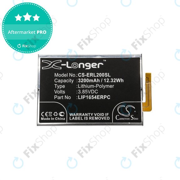 Μπαταρία για Sony Xperia L2, Sony H3311, 3200mAh, Li-Pol, 3.85 V, LIP1654ERPC, HQ