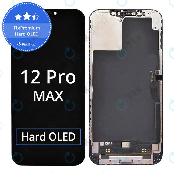 Οθόνη Hard OLED για iPhone 12 Pro Max, Αφής με πλαίσιο, FixPremium
