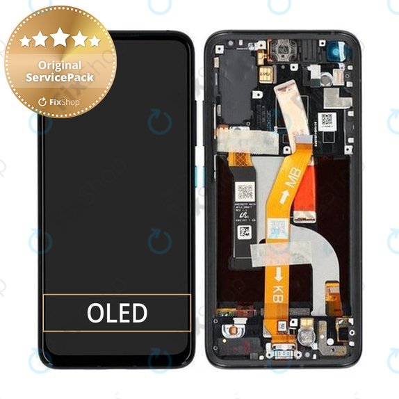 Συγκρότημα οθόνης για Asus Zenfone 8, ZS590KS, Obsidian Black, Service Pack