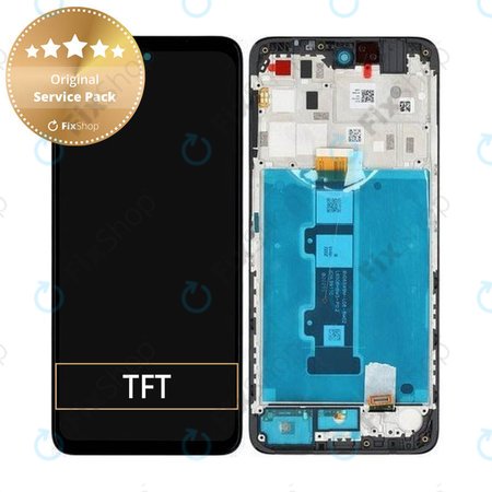 OLED/LCD Display Assembly για Motorola Moto E32s | XT2229 | Slate Gray | Service Pack