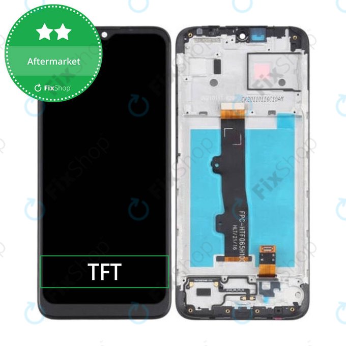 LCD Display Assembly για Motorola Moto E7 Power, E7i Power | XT2095 | Μαύρο, Black | Aftermarket