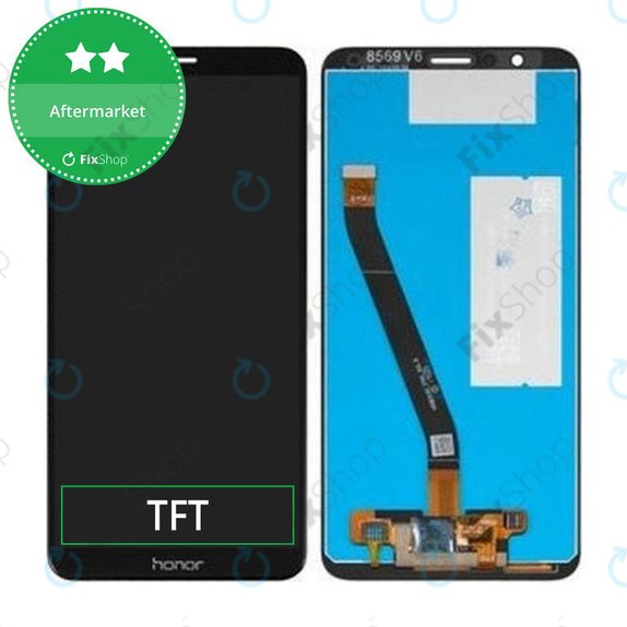 Οθόνη με οθόνη αφής για Huawei Honor 7X, Μαύρο, Black, Aftermarket