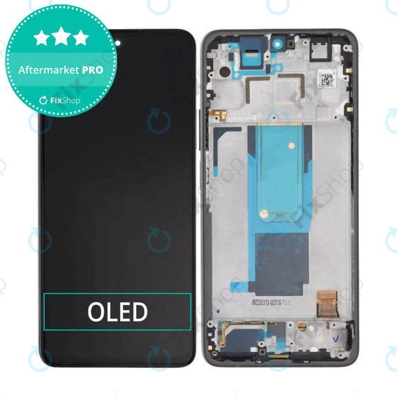 Συγκρότημα οθόνης για Xiaomi Redmi Note 11 Pro+ 5G, 21091116UG, Mysterious Black