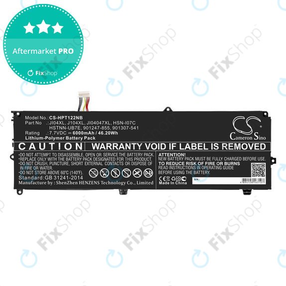Μπαταρία για HP Elite X2 1012 G2, 6000mAh, Li-Pol, 7.7V, JI04XL, HQ