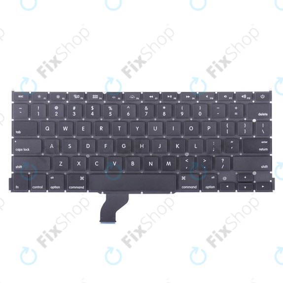 Πληκτρολόγιο US για MacBook Pro 13" A1502 (Τέλη 2013 - Αρχές 2015)