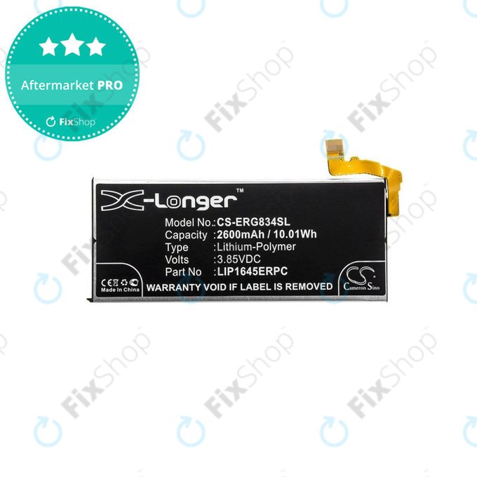 Μπαταρία για Sony Xperia XZ1 G8341, 2600mAh, Li-Pol, 3.85 V, LIP1645ERPC, HQ