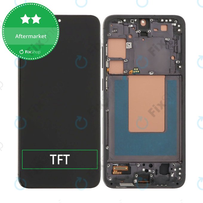 Συγκρότημα οθόνης για Samsung S24 Plus, S926B, Onyx Black, Aftermarket