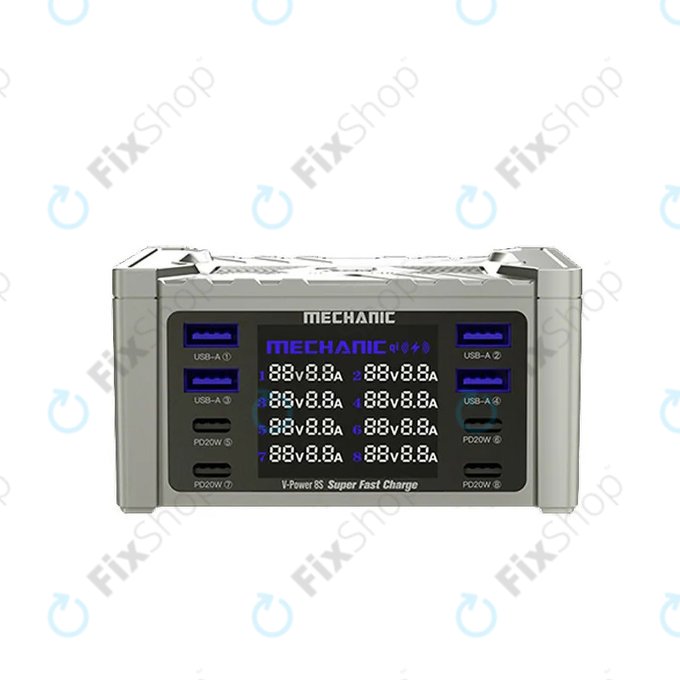 Σταθμός Φόρτισης Υπηρεσιών Mechanic V-Power 8S