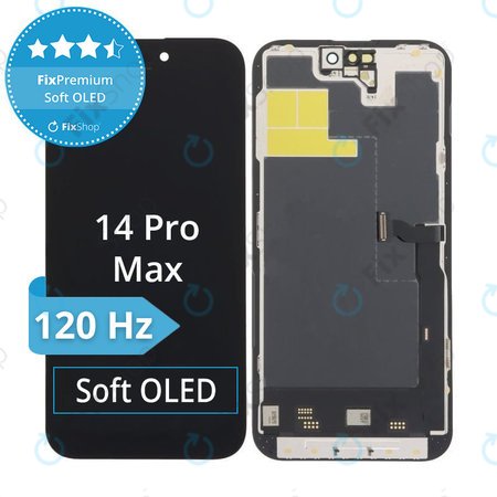 Οθόνη Soft OLED για iPhone 14 Pro Max - Τζάμι αφής + Πλαίσιο, DIAGNOSTIC