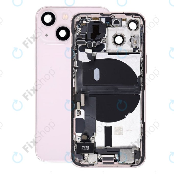 Πίσω Κάλυμμα με Μικρά Ανταλλακτικά για iPhone 13 Mini | Ροζ | Pink