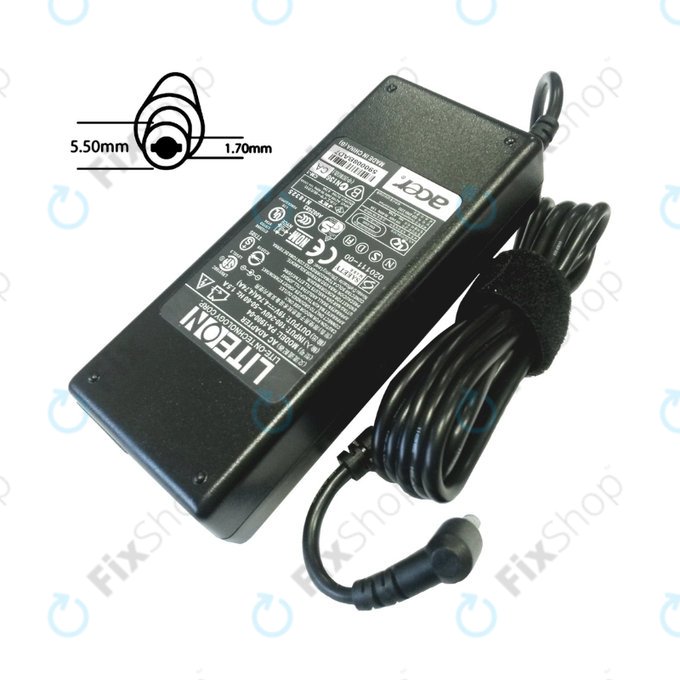 Αντάπτορας φόρτισης για Acer, 77011045, 90W, 19V, Genuine Service Pack