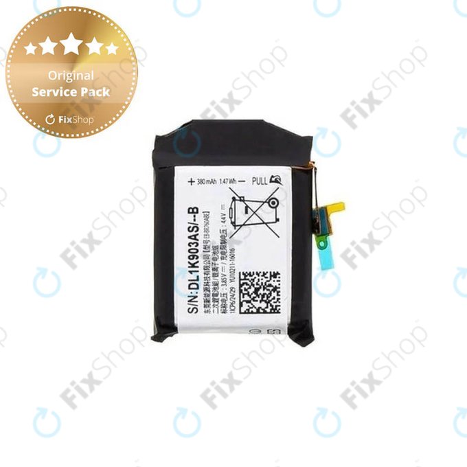 Μπαταρία για Samsung Gear S3 Frontier, R760, R765, Classic R770, EB-BR760ABE, GH43-04699A, 380mAh, Service Pack