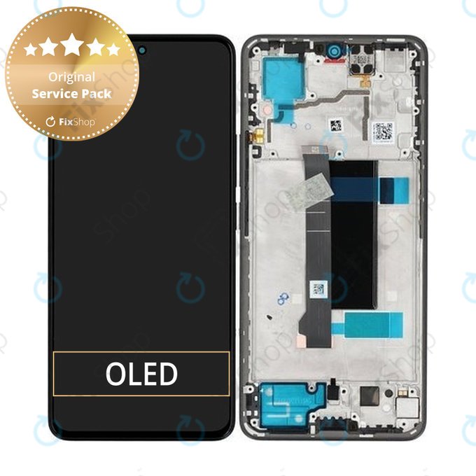 LCD Display Assembly για Xiaomi Redmi Note 13 Pro 5G | 5600020N1600 | Midnight Black | Genuine Service Pack