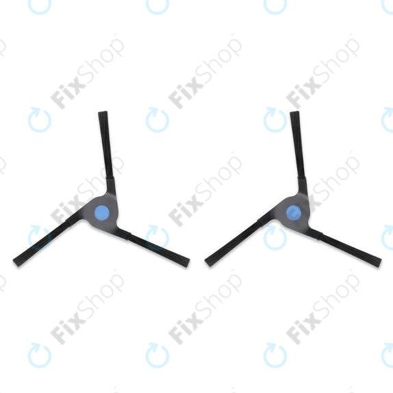 Πλαϊνή Βούρτσα (2τμχ) για Ecovacs Deebot X2-series | Μαύρο | Black