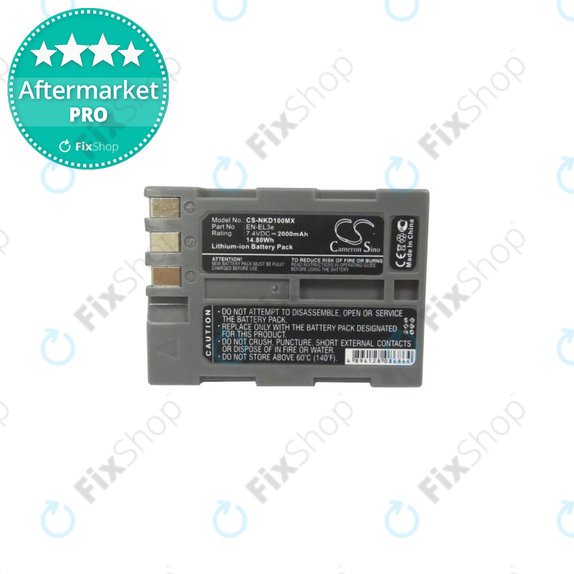 Battery για Nikon D50 | D70 | D80 | D90 | D100 | D200 | D300 | D700 | D900 | EN-EL3e | Li-Ion | 2000mAh | HQ