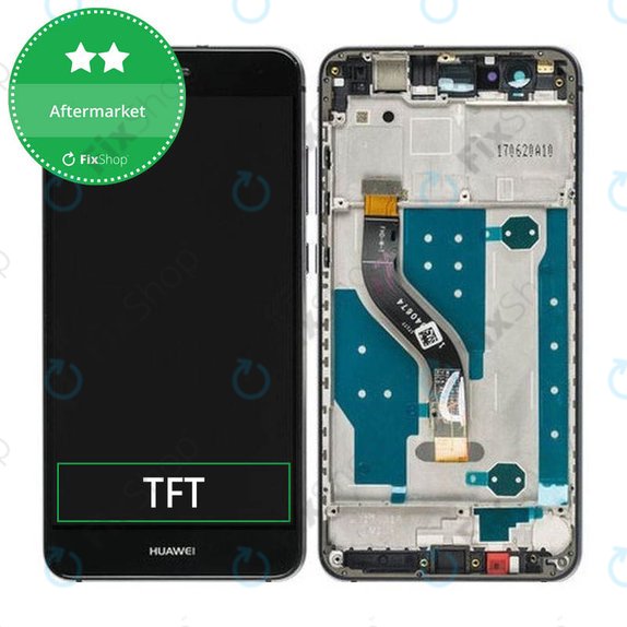 Συγκρότημα οθόνης για Huawei P10 lite, Graphite Black, Aftermarket